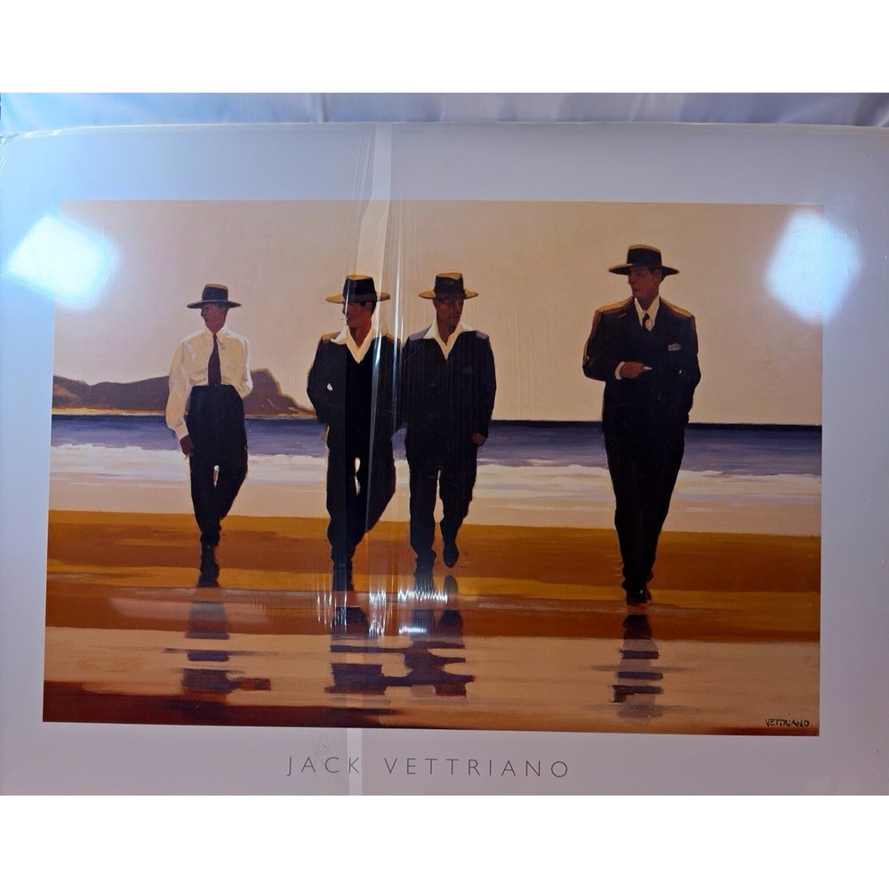 Jack Vettriano The Billy Boys Art Print Poster 24 x 32 Beach Men 1994 - 492